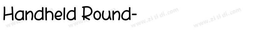 Handheld Round字体转换
